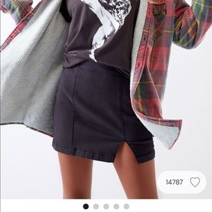 Pacsun side slit mini skirt